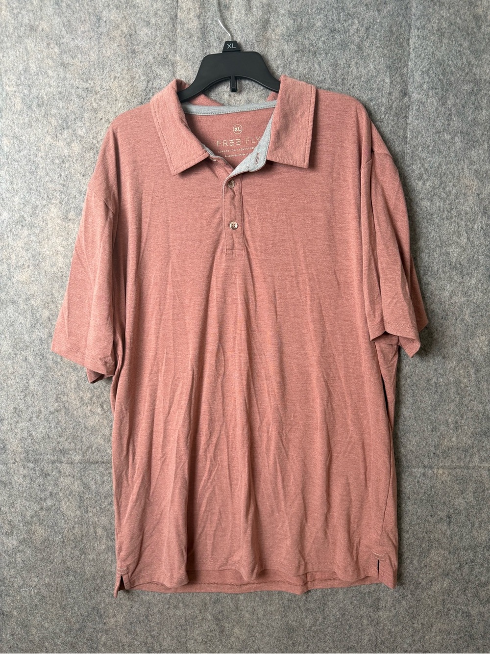 FreeFly Men’s XL Short Sleeve Comfort on Polo Shirt